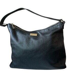 Kate Spade New York Town Road Aurelia Black Pebbled Leather Shoulder Bag READ